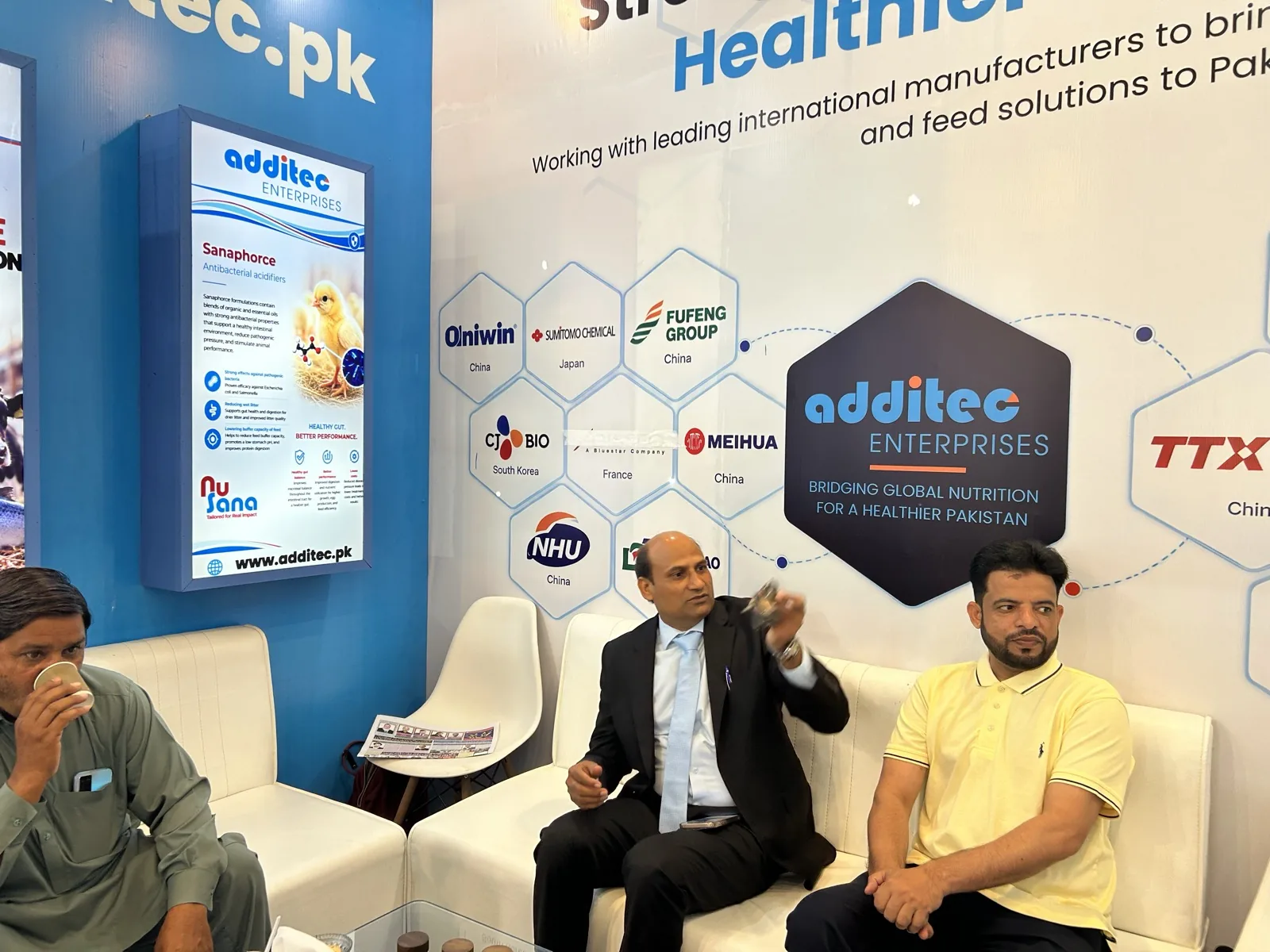 Additec Enterprises exhibition stall interior at IPEX EXPO 2026 Lahore