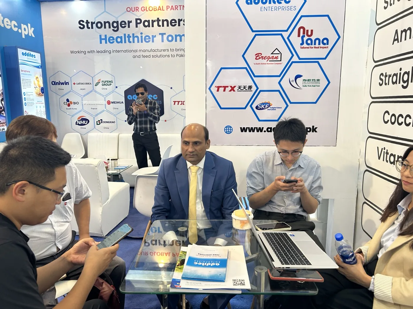 Additec Enterprises exhibition stand activity on the final day of IPEX EXPO 2026 Lahore