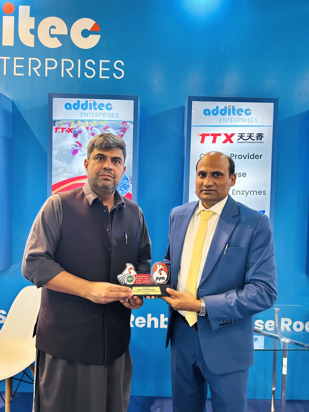 Additec Enterprises receiving exhibitor recognition at IPEX EXPO 2026