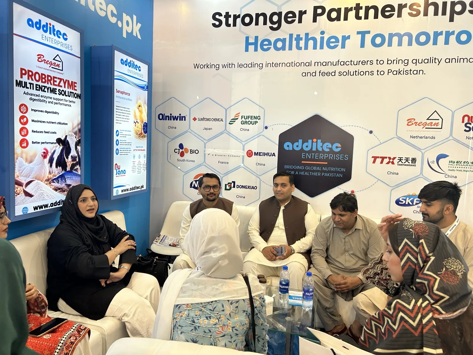 Industry professionals meeting at the Additec Enterprises stall during IPEX EXPO 2026