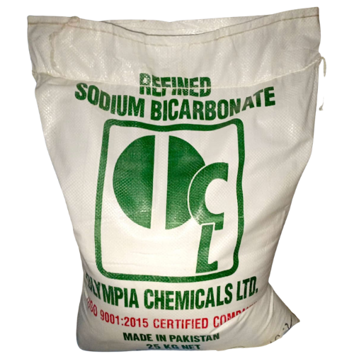 Refined Sodium Bicarbonate product packaging by Olympia Chemicals Ltd.