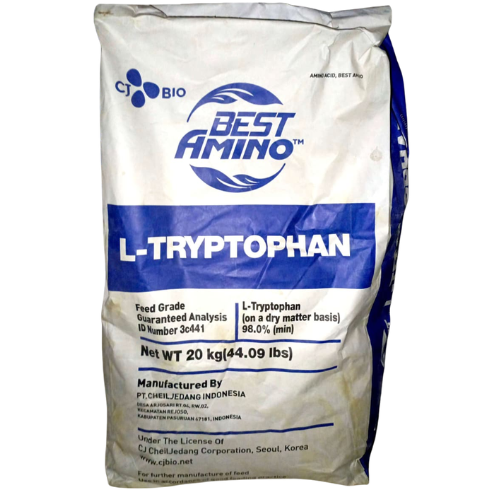 L-Tryptophan product packaging by CJ BIO