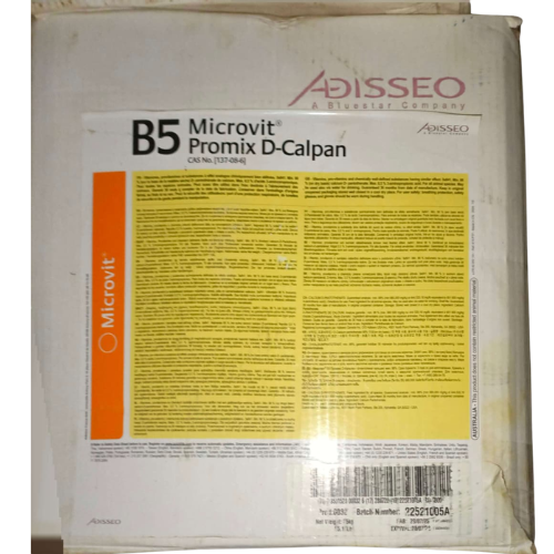 Vitamin B5 / D-Calcium Pantothenate product packaging by Adisseo